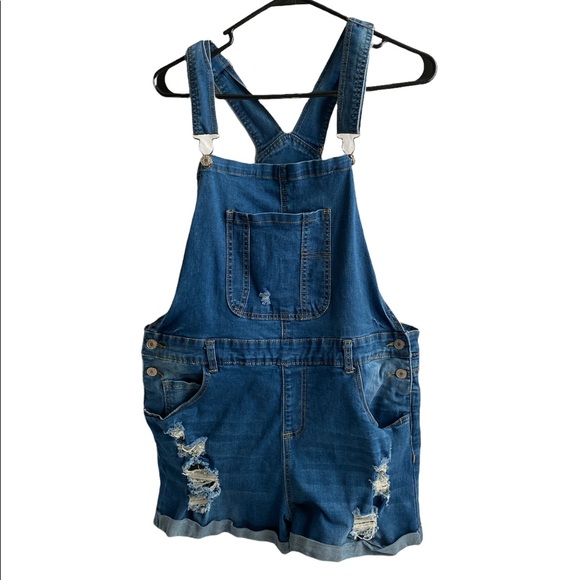 Distressed Overalls - Picture 4 of 7